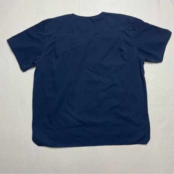 Carhartt Scrubs Top Only Short Sleeves Navy Men’s Size XL - Picture 10 of 10